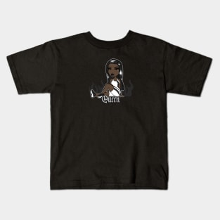 Queen Doll girl Black-Out v3.1 Kids T-Shirt